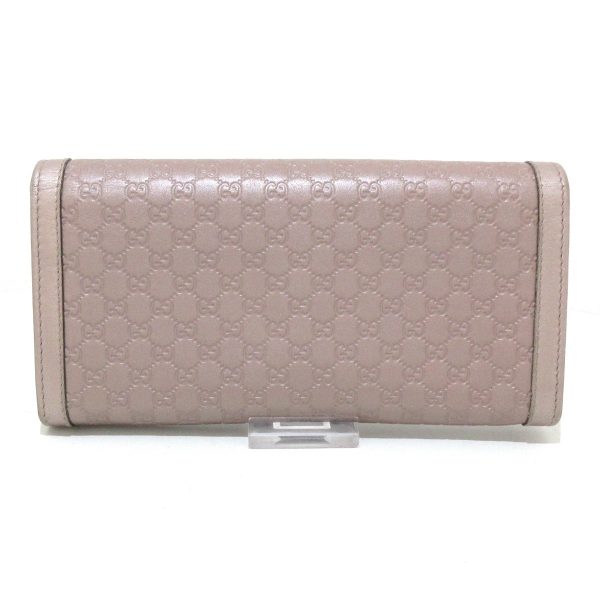 37864793 2 Gucci Brit Micro Guccisima Leather Wallet Pink Beige