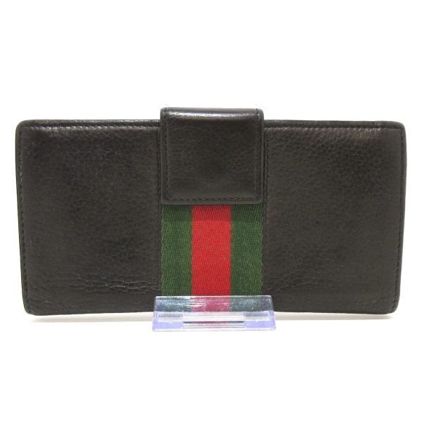 37864795 2 Gucci Horsebit Shelly Leather Wallet Dark Brown