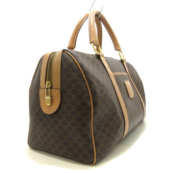 37864804 2 Celine Macadam Pattern PVC Handbag Brown