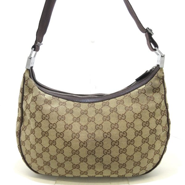 37864820 3 Gucci Gg Pattern Jacquard Shoulder Bag Beige