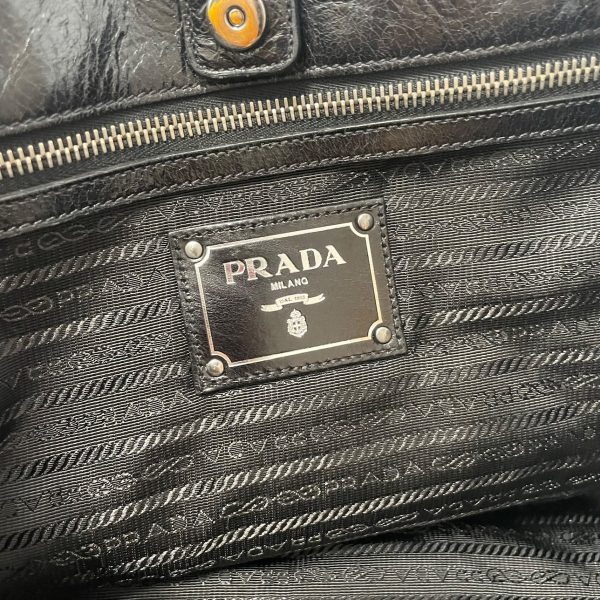 37865548 8 Prada Tote Bag Leather Black