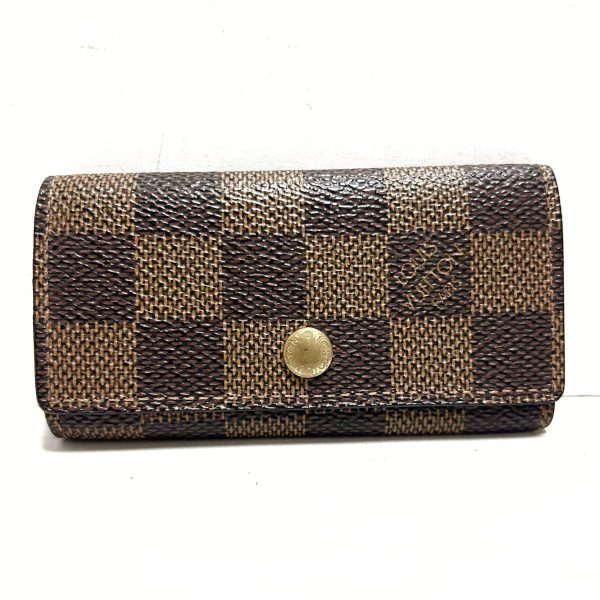 37865837 1 Louis Vuitton Multicle Damier Canvas Key Case Ebene