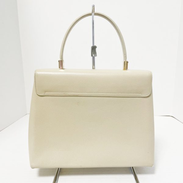 37866924 3 Salvatore Ferragamo Gancini Leather Handbag Beige