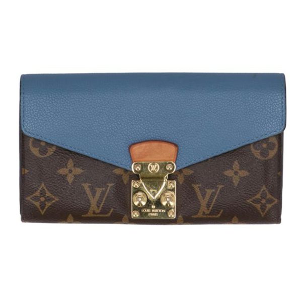 37867 1 Louis Vuitton Pallas Wallet Monogram Brown