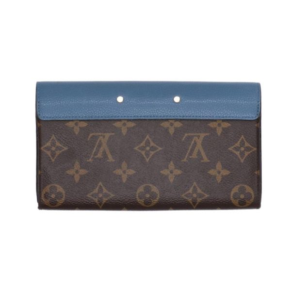 37867 2 Louis Vuitton Pallas Wallet Monogram Brown