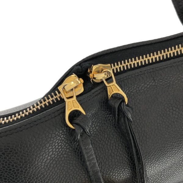 37867493 10 Chanel Shoulder Bag Caviar Skin Black