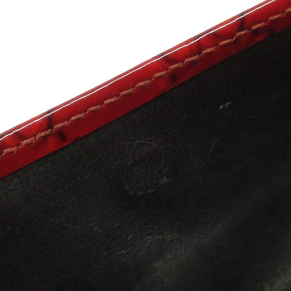 37867735 10 Gucci Gg Pattern Enamel Wallet Red