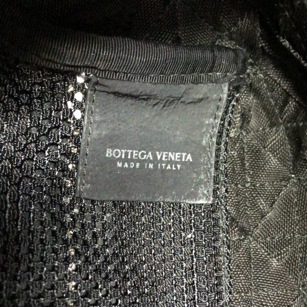 37868285 7 Bottega Veneta Intrecciato Shoulder Bag Black Fiber