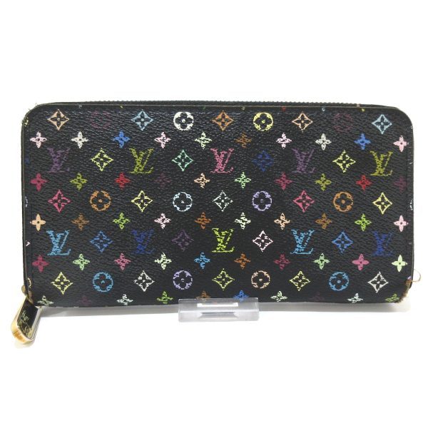 37868569 1 Louis Vuitton Zippy Wallet Monogram Multicolor Canvas Long Wallet Noir