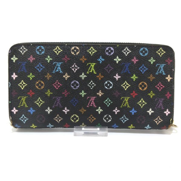 37868569 2 Louis Vuitton Zippy Wallet Monogram Multicolor Canvas Long Wallet Noir