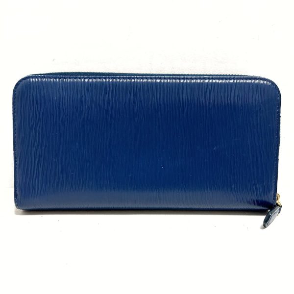 37868600 2 Prada Long Wallet Leather Navy