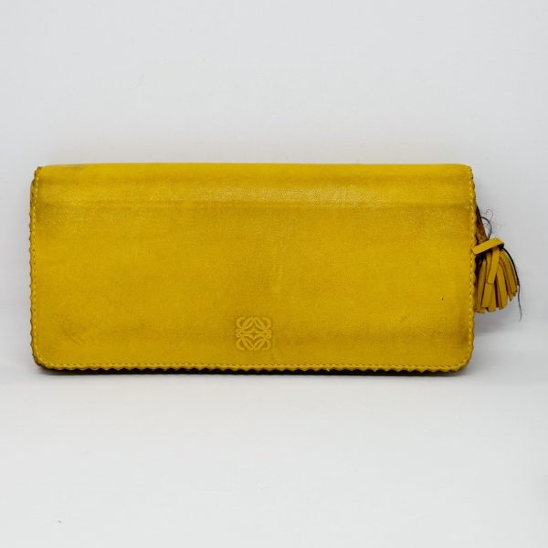 37868711 1 Loewe Long Wallet Tassel Nappa Leather Dark Yellow