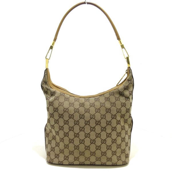 37868857 3 Gucci Gg Pattern Jacquard Shoulder Bag Beige