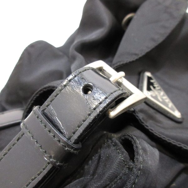 37868863 10 Prada Rucksack Nylon Leather Black