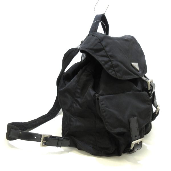 37868863 2 Prada Rucksack Nylon Leather Black