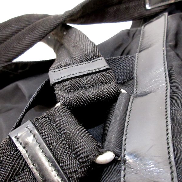 37868863 9 Prada Rucksack Nylon Leather Black