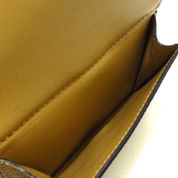 37868932 4 Loewe Trifold Wallet Soft Grain Calfskin Leather Butter