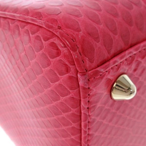 37869287 5 Dior Lady Dior Large Handbag Pink Python