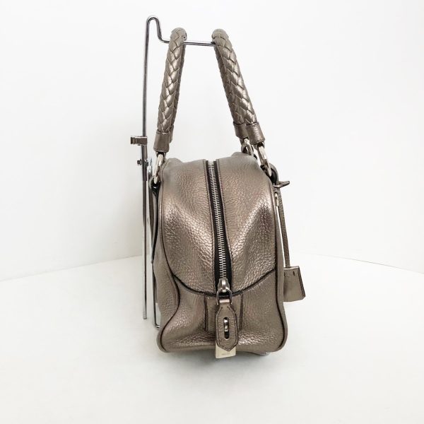 37869606 2 Prada Handbag Leather Bronze