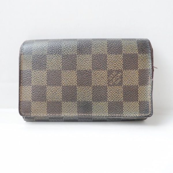 37870193 1 Louis Vuitton Portefeuille Tresor Damier Canvas Bifold Wallet Ebene