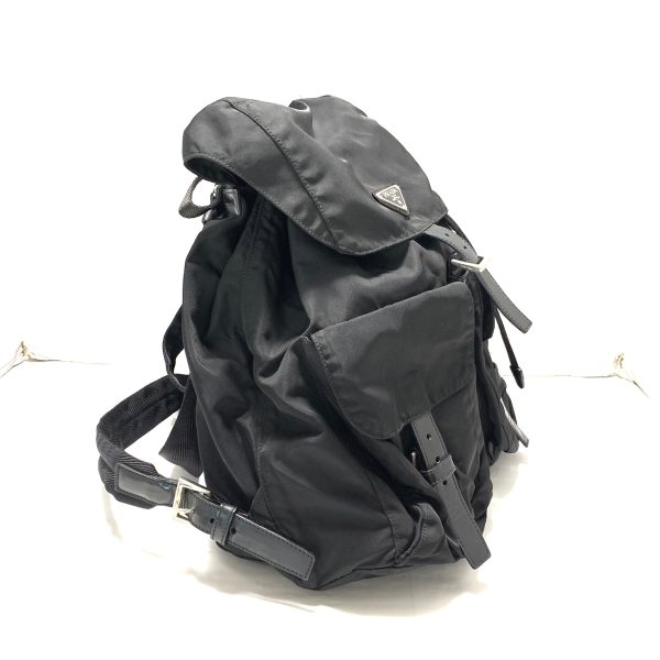 37871020 2 Prada Rucksack Nylon Leather Black