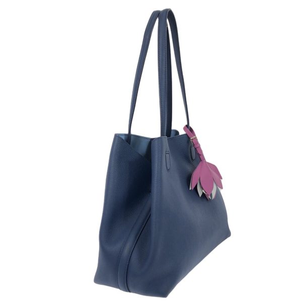 37871118 2 Dior Dior Blossom Tote Bag Blue Leather