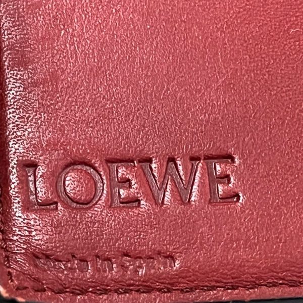 37871906 5 Loewe Vertical Wallet Medium Bifold Wallet Leather Brown