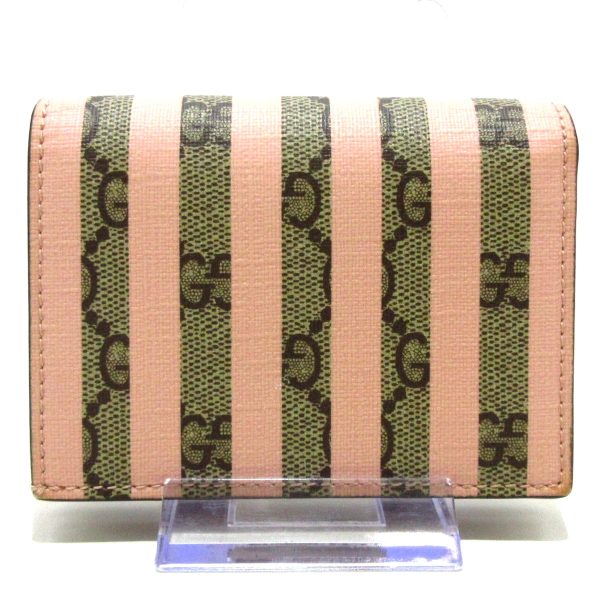 37872397 2 Gucci Gg Supreme Pvc Bifold Wallet Beige