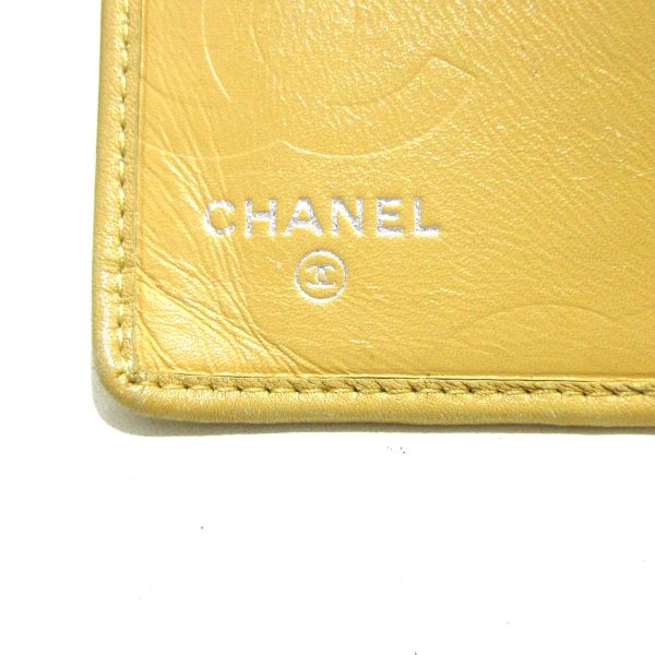 37872404 5 Chanel Cambon Line Long Wallet Lambskin Light Brown