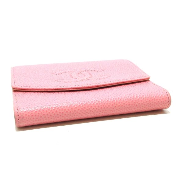 37872423 10 Chanel W Hook Wallet Caviar Skin Pink