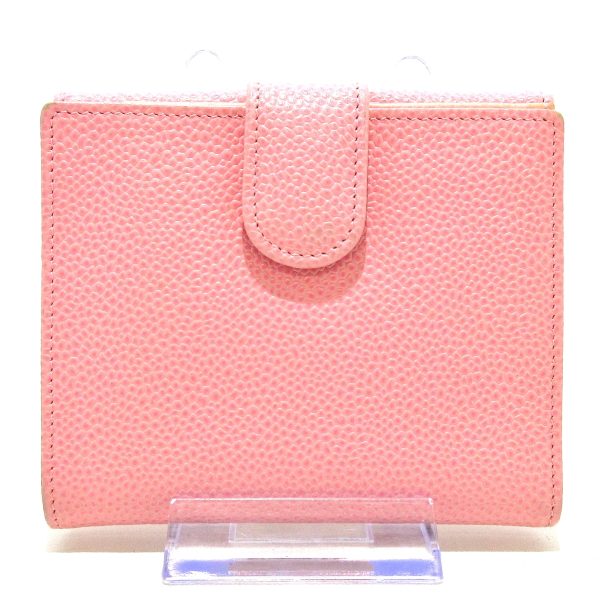 37872423 2 Chanel W Hook Wallet Caviar Skin Pink