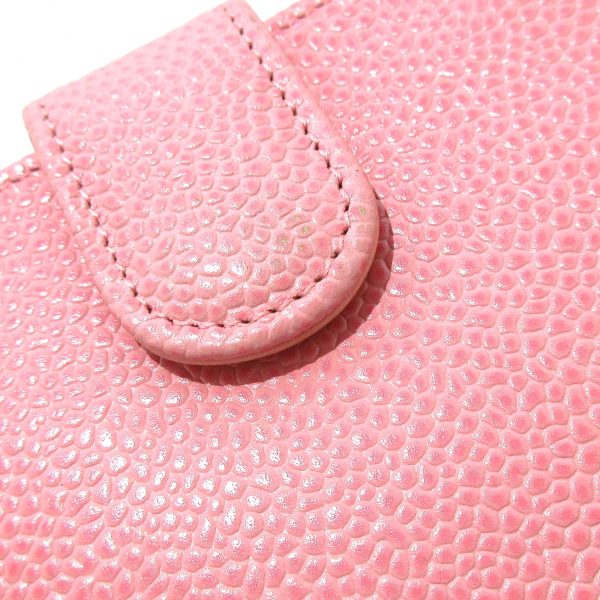 37872423 9 Chanel W Hook Wallet Caviar Skin Pink