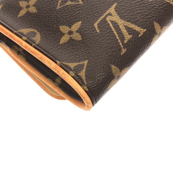 37872495 5 Louis Vuitton Pochette Twin Monogram Canvas Shoulder Bag Brown