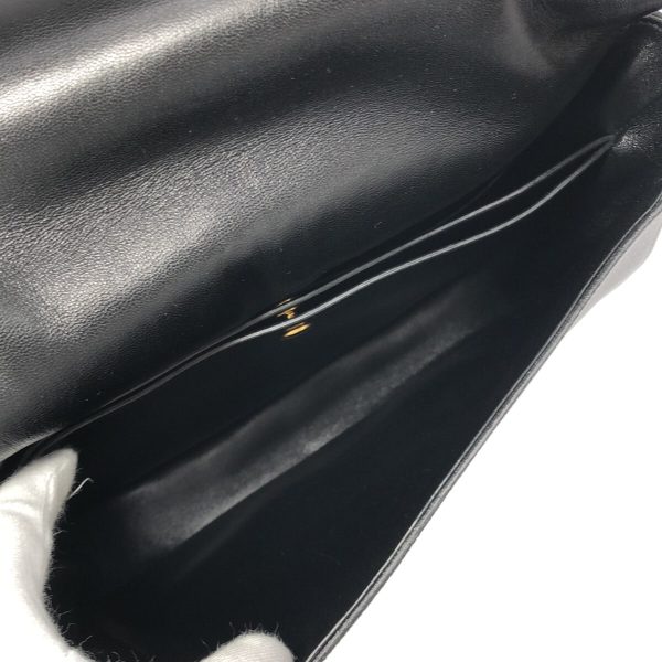 37873837 6 Celine Trotter Medium Leather Shoulder Bag Black