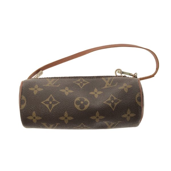 37874220 12 Louis Vuitton Vintage Papillon Monogram Canvas Handbag Brown