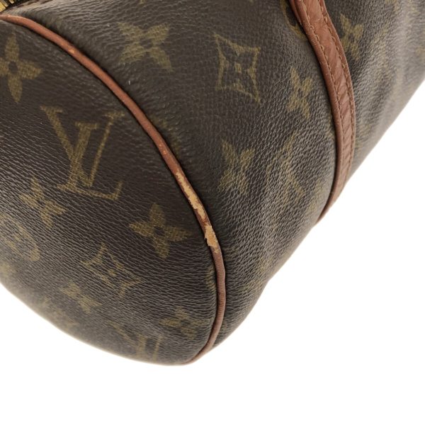 37874220 15 Louis Vuitton Vintage Papillon Monogram Canvas Handbag Brown