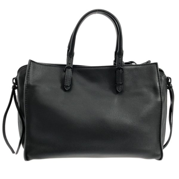 37874311 3 Balenciaga Paper A6 Leather Tote Bag Black