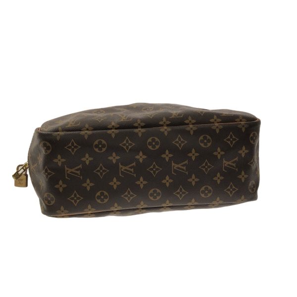 37874473 4 Louis Vuitton Deauville Monogram Canvas Handbag Brown