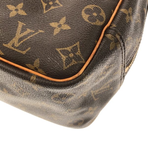 37874473 5 Louis Vuitton Deauville Monogram Canvas Handbag Brown