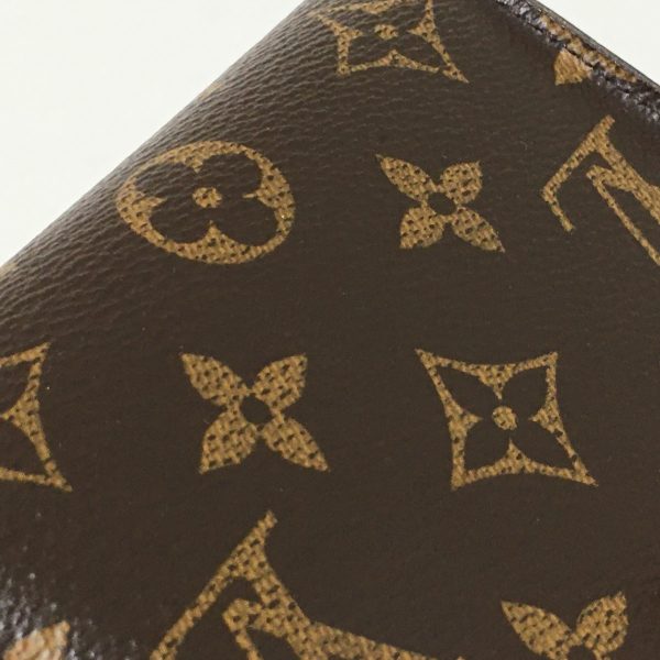 37875968 9 Louis Vuitton Portefeuille Victorine Monogram Canvas Trifold Wallet Brown