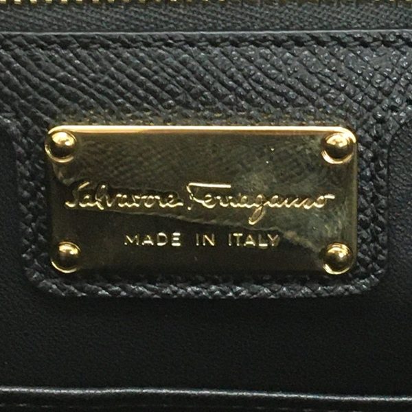 37876193 8 Salvatore Ferragamo Vara Leather Handbag Black