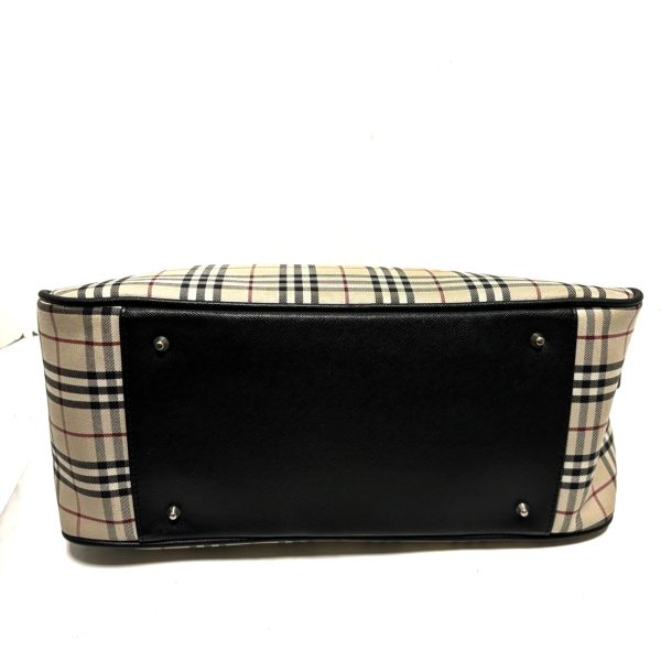 37877393 4 Burberry Handbag Check Pattern Beige x Red x Black