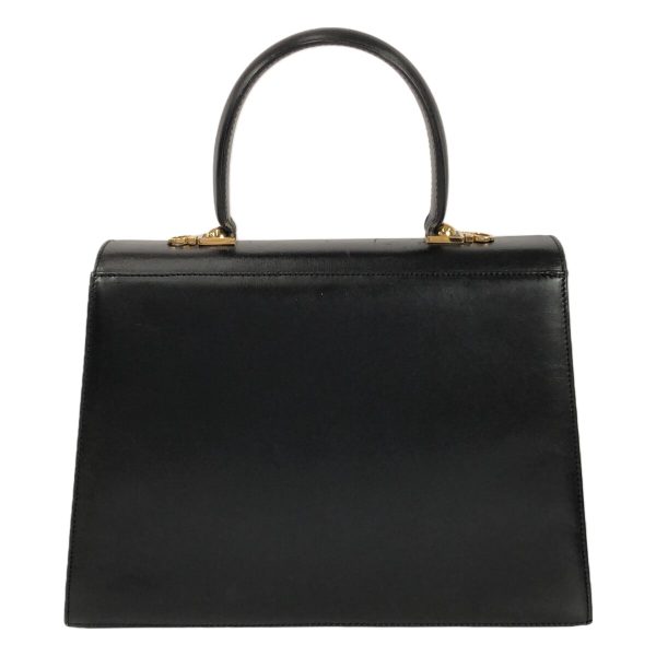 37877863 3 Salvatore Ferragamo Gancini Leather Handbag Black