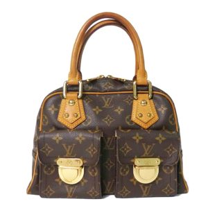 37879 1 Louis Vuitton Bowling Vanity Brown Leather Monogram