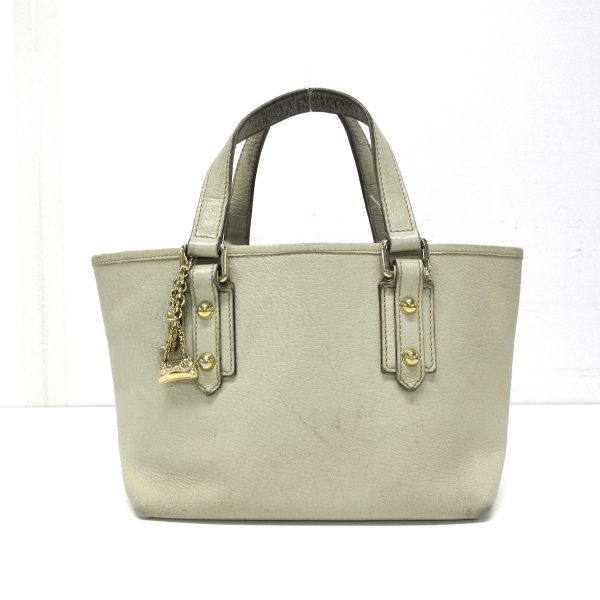 37880647 1 Gucci Leather Tote Bag Ivory