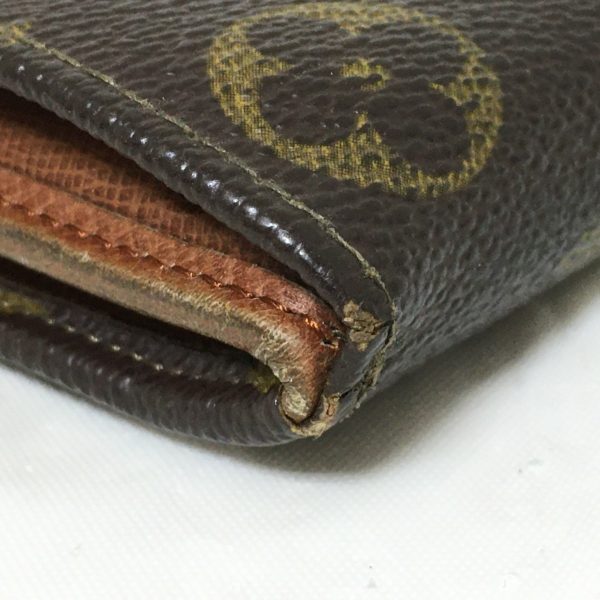 37882192 10 Louis Vuitton Portomonevier Monogram Canvas W Hook Wallet Brown