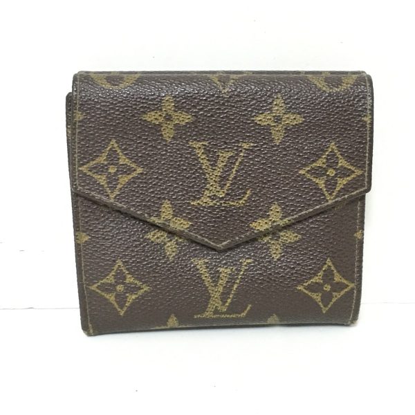 37882192 2 Louis Vuitton Portomonevier Monogram Canvas W Hook Wallet Brown