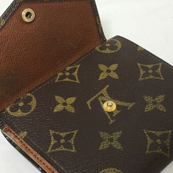 37882192 6 Louis Vuitton Portomonevier Monogram Canvas W Hook Wallet Brown