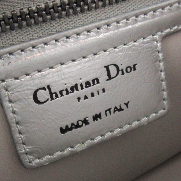 37882653 7 Dior Calo Medium Bag Silver Leather