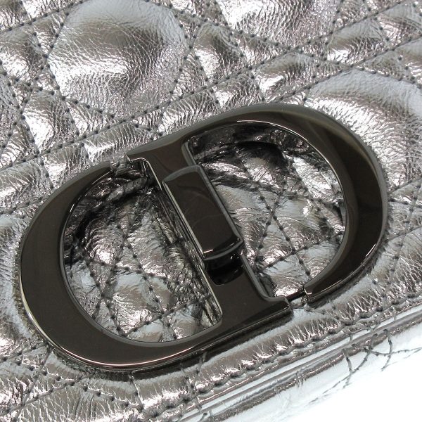 37882653 9 Dior Calo Medium Bag Silver Leather